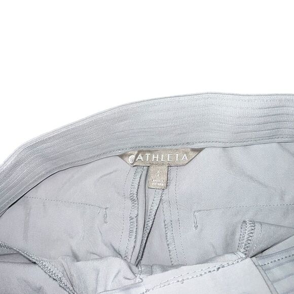 Athleta Tribeca Crop Pant Tern Grey Size 2 Wide Leg - Picture 9 of 11